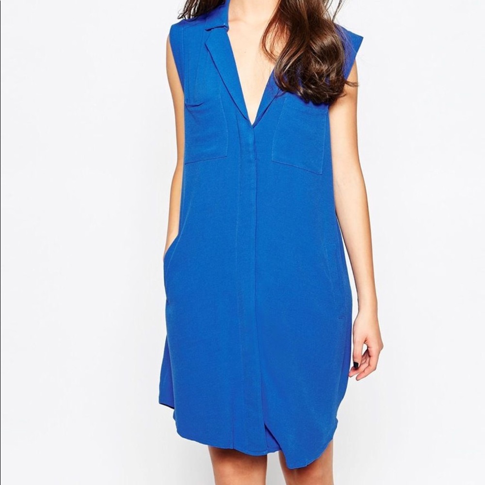 Greylin medium button down shirt dress.